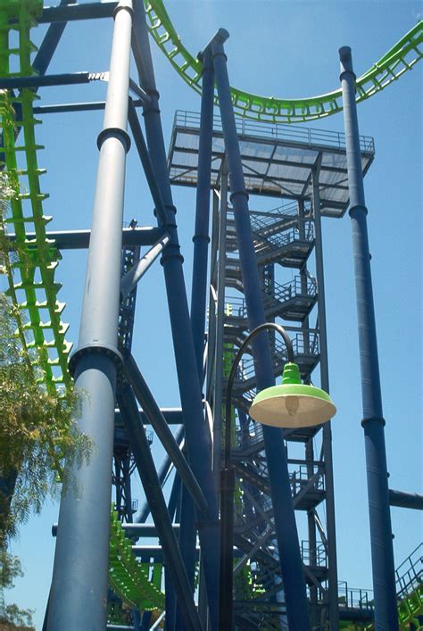 The Iconic Look of Deja Vu at Six Flags Magic Mountain